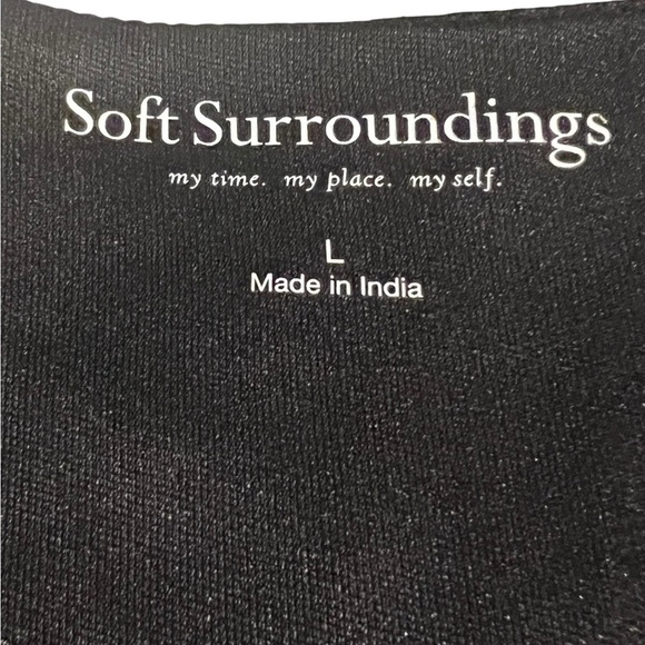 Soft Surroundings Kashmir Tunic Mini Dress LargeEmbroidered Beaded Paisley BOHO - Picture 7 of 10